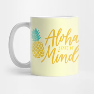 Aloha State of Mind with Pineapple Mug